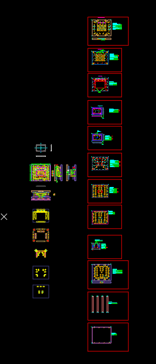 3C类电脑外壳三边侧切模具设计图
