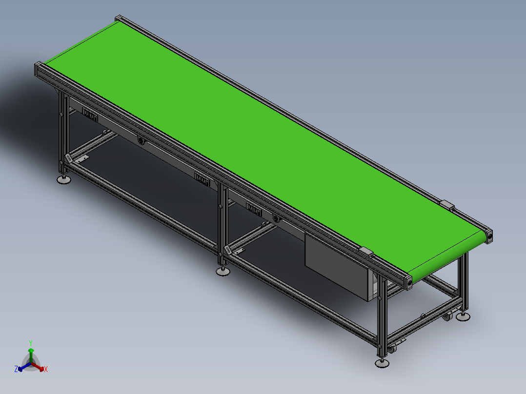 基于铝型材的皮带输送机 (2)