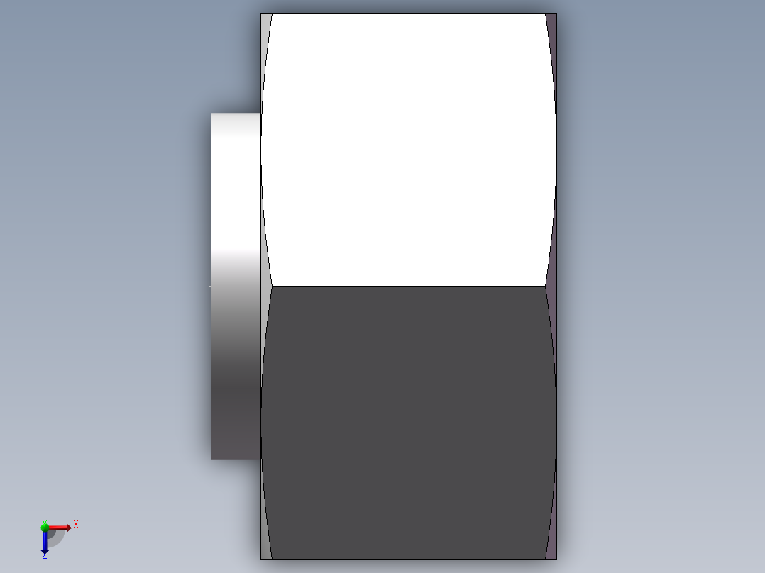 锥孔螺堵、9D-52俯视图