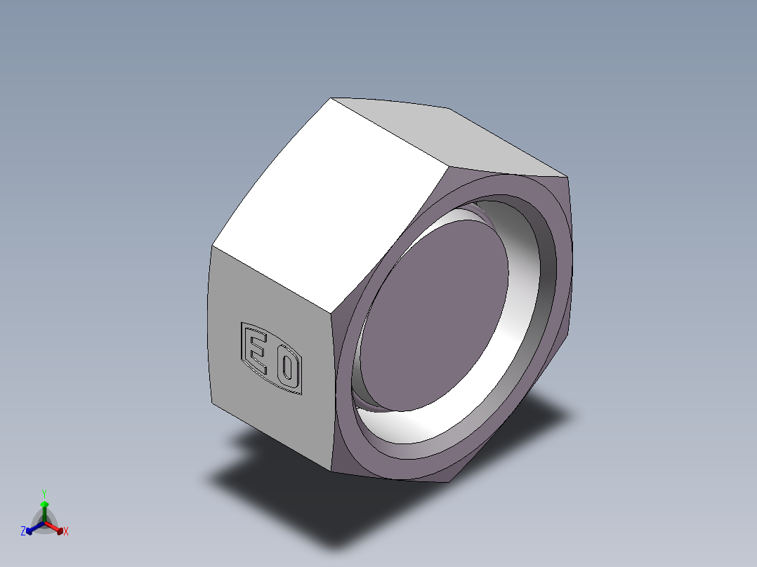 锥孔螺堵、9D-52正等轴测图