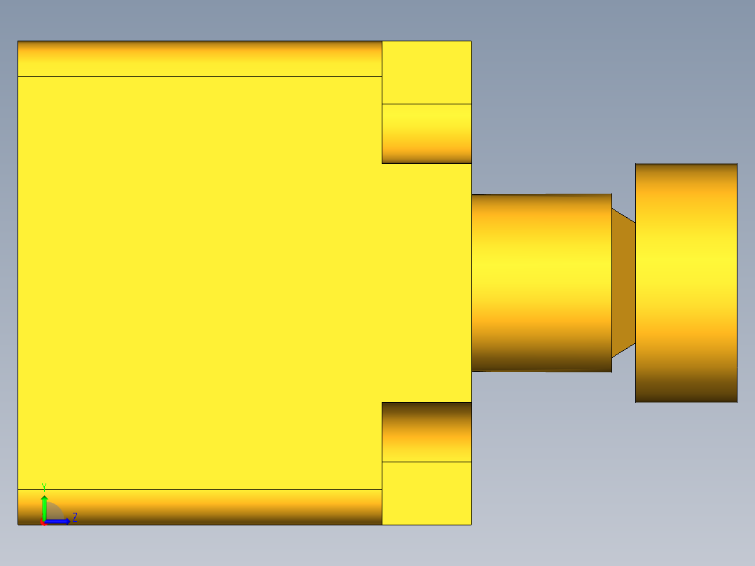 行程开关左视图