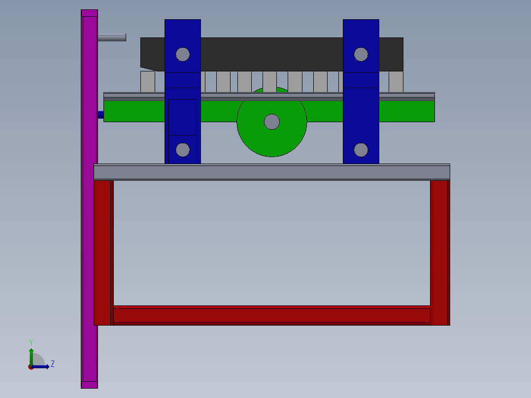 A2004581-木材切割机左视图