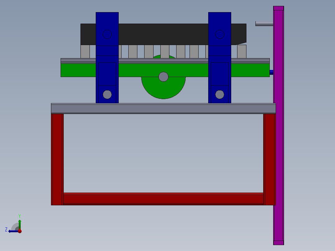 A2004581-木材切割机右视图