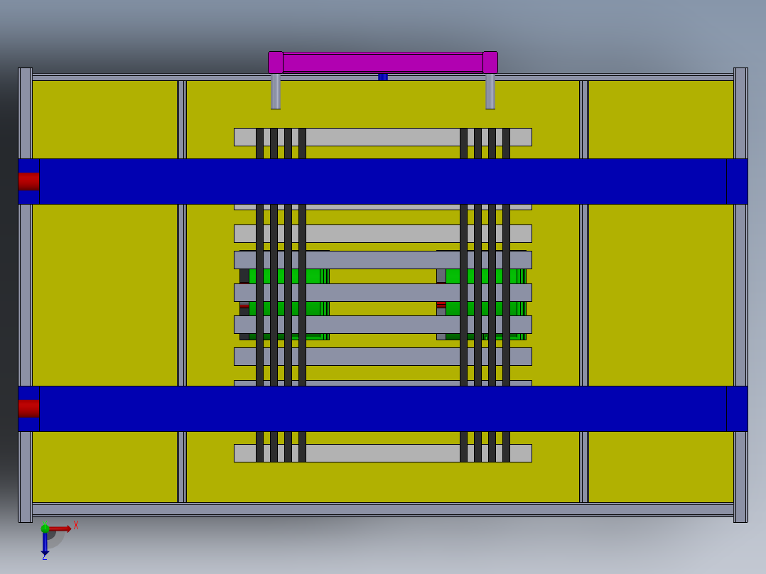 A2004581-木材切割机俯视图