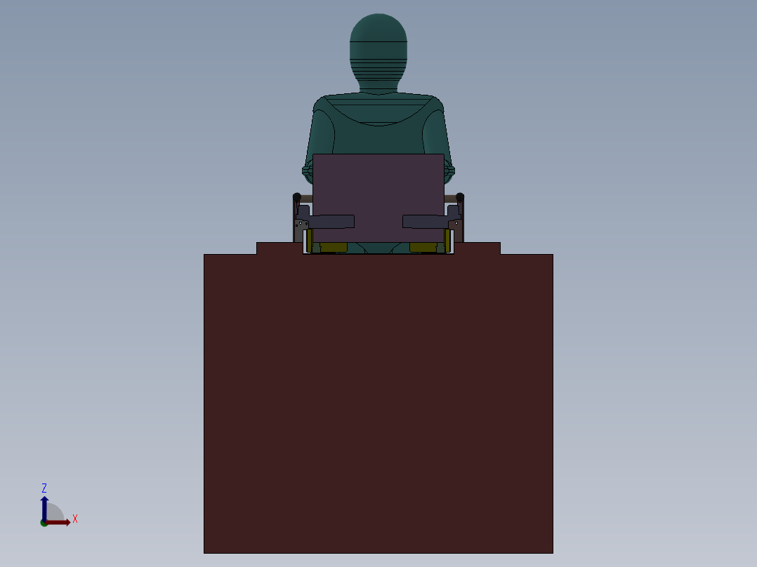 推车篮子左视图