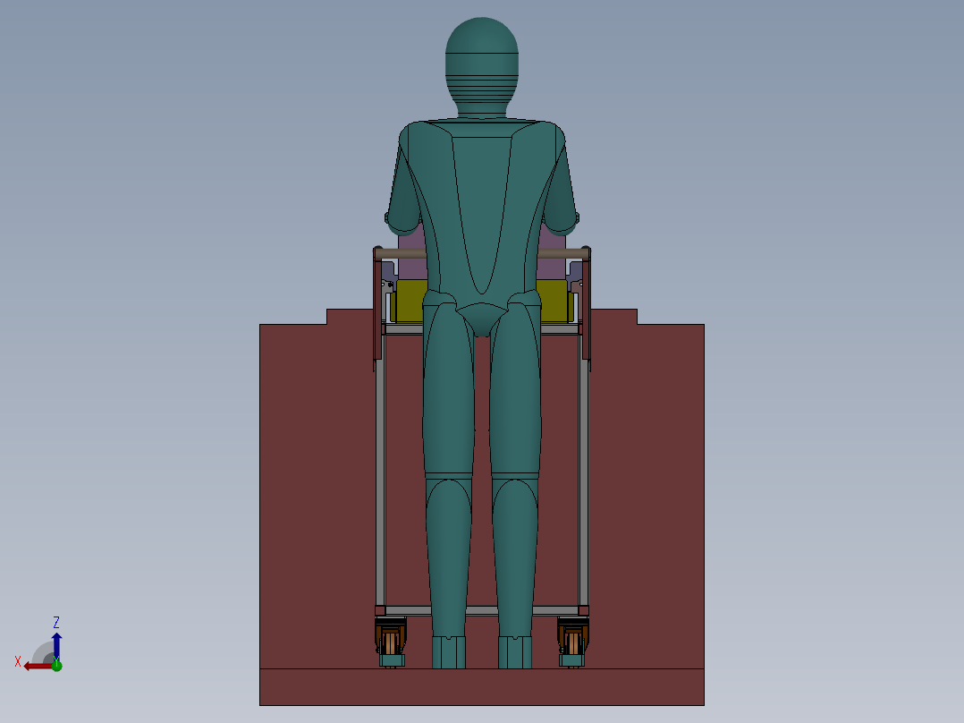 推车篮子右视图