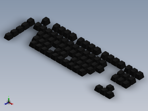 键盘(3)正等轴测缩略图