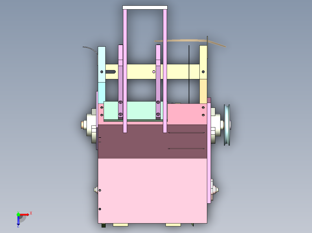 FS-180 烘焙原料定量喂料机俯视图