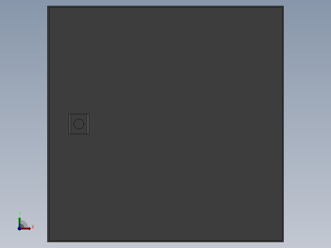 380x380x210电箱前视图