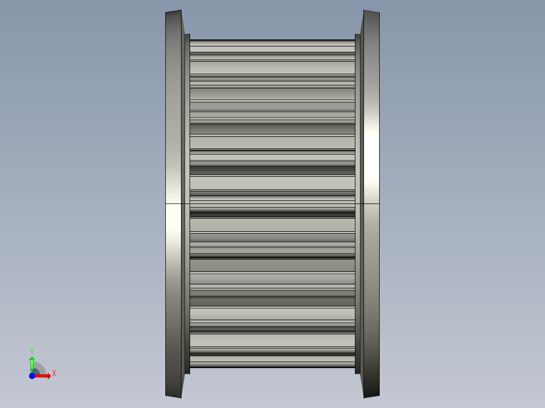 同步带轮HTPA22S5M150_A_N12前视图