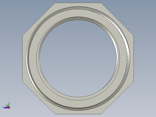 螺纹管转接头-内外丝异径 DN32-DN25右视缩略图