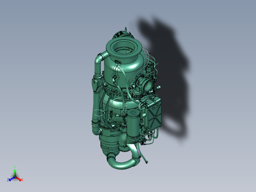 飞机大推力喷气式发动机