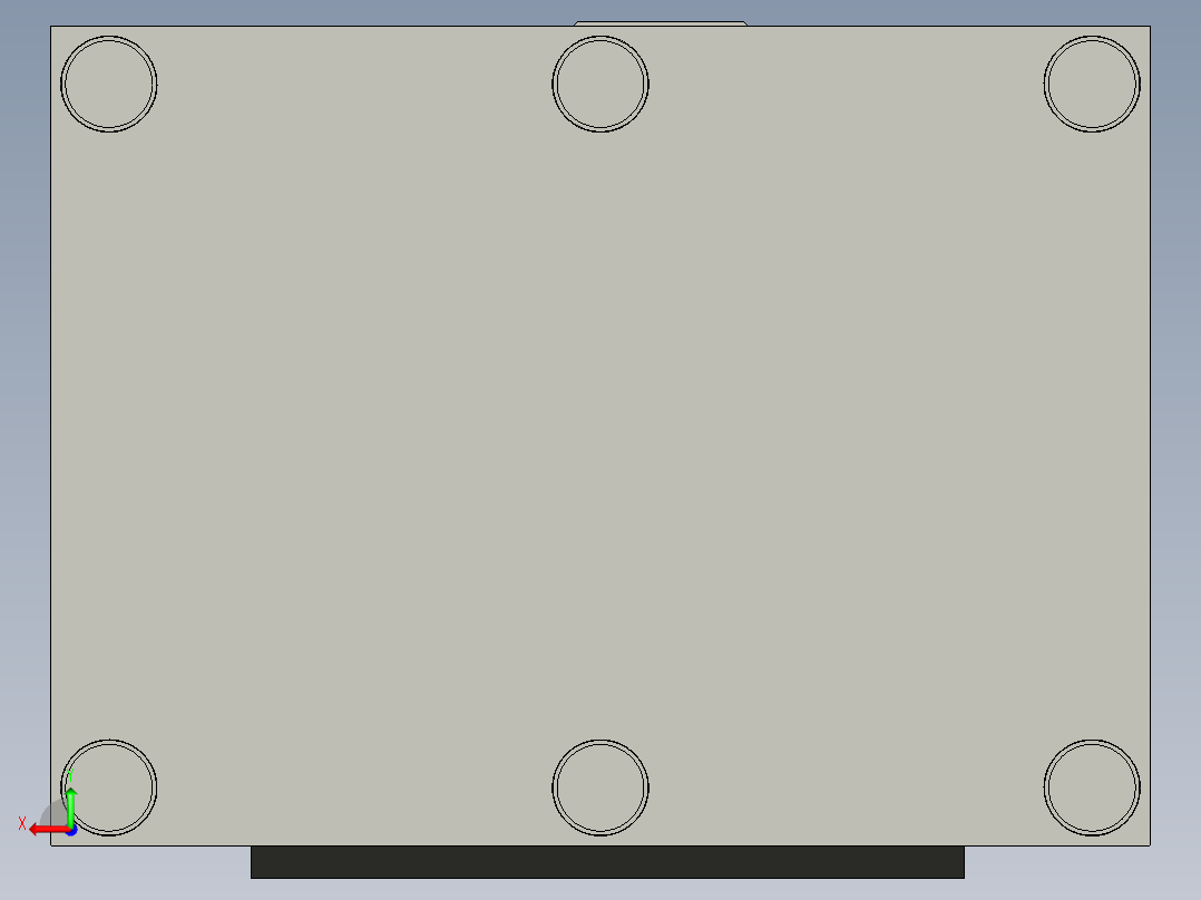 发动机缸体的耐用性测试后视图