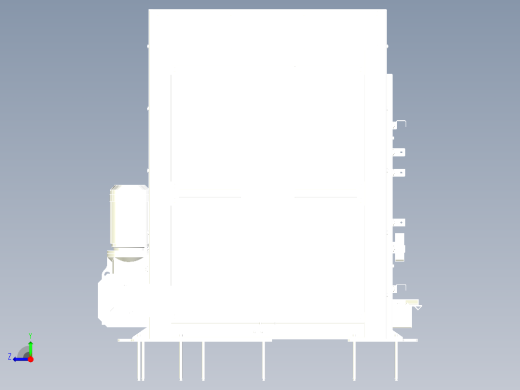 牙叉式升降提升辊道机右视缩略图