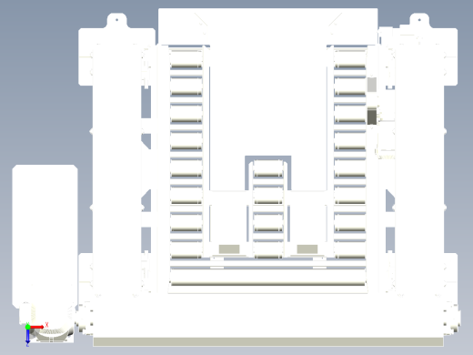 牙叉式升降提升辊道机俯视缩略图