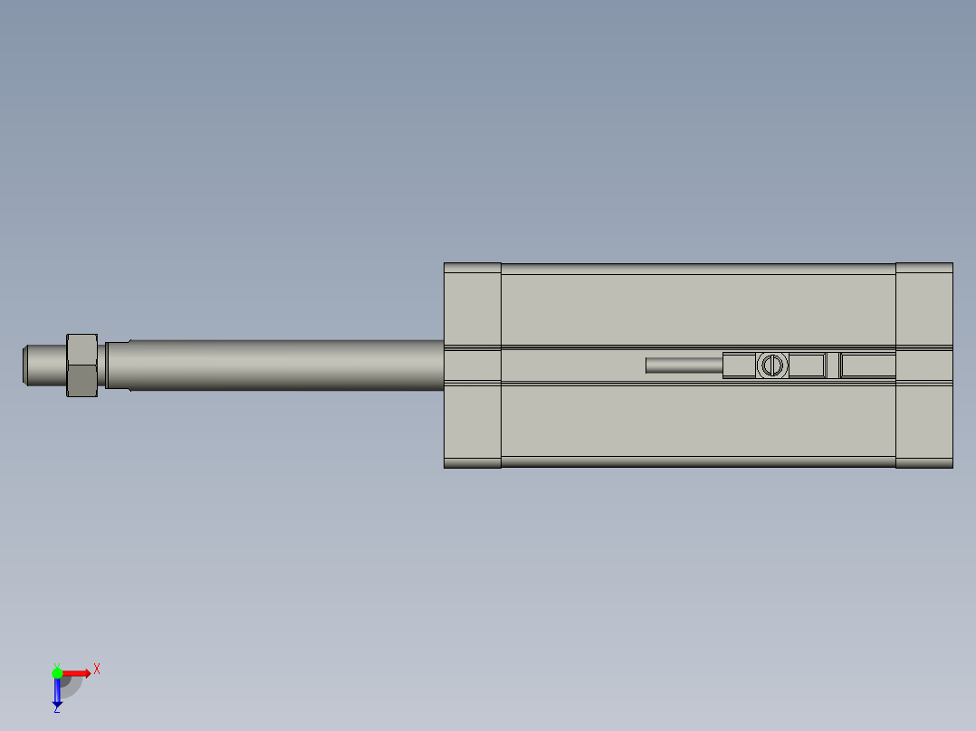 气缸ACE25X60SB-y俯视图