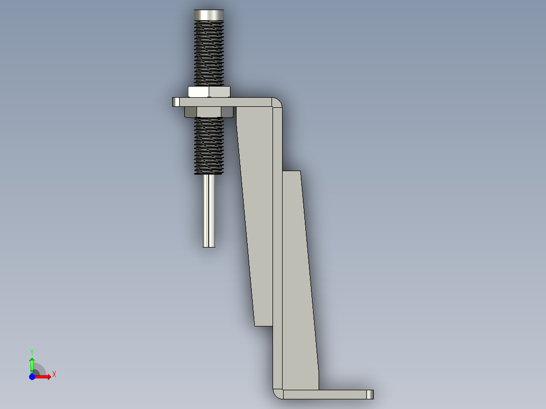 上料信号感应前视图