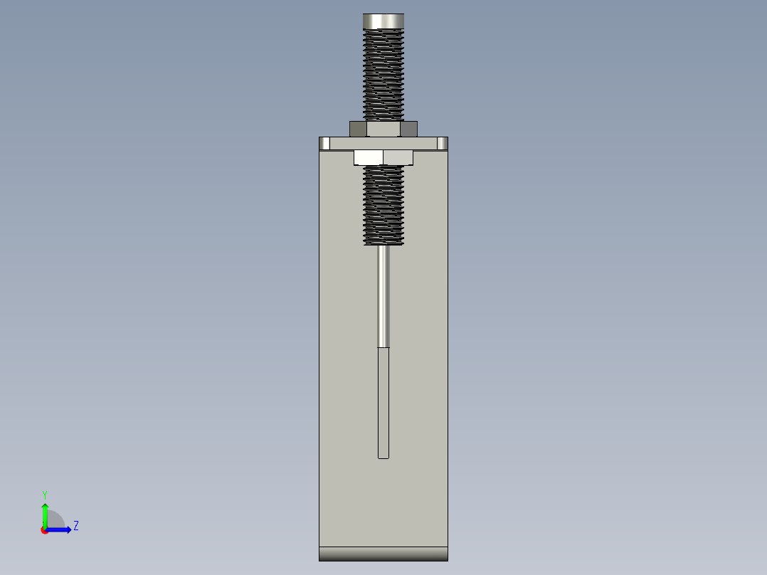 上料信号感应左视图