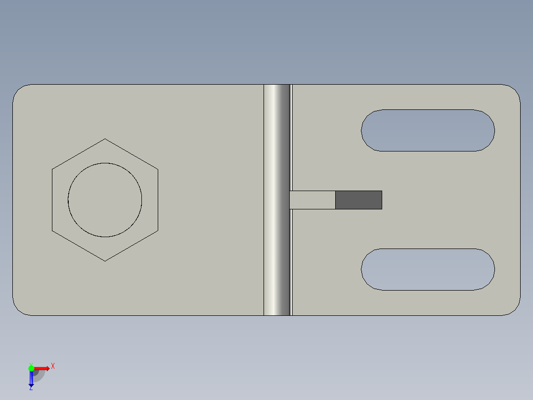 上料信号感应俯视图