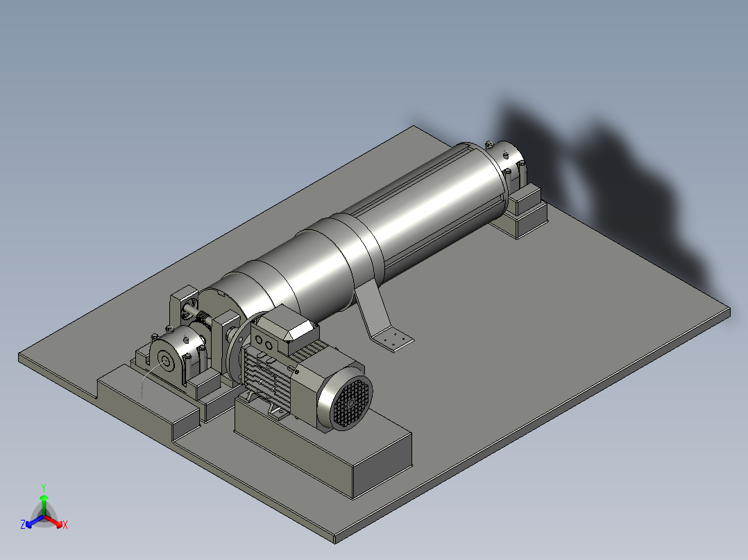 畜牧养殖用电动撒料机后视图