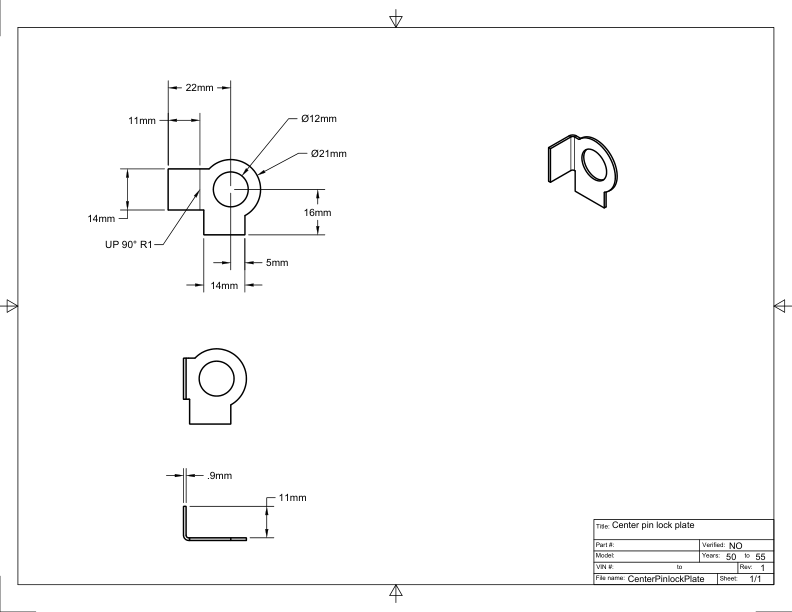 VW老式轿车前横梁结构3D图纸+STEP格式
