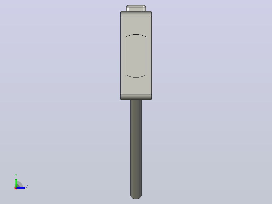 深浦光电传感器 PK-LB100N左视图