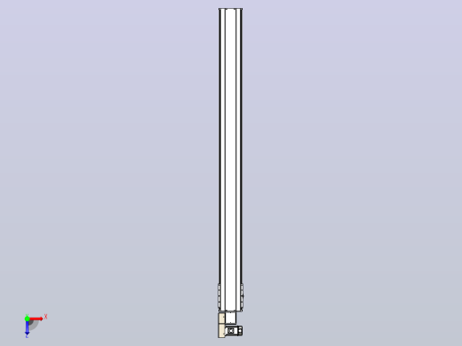 皮带直线轴半封闭可选导轨TPA-HNB-220D-176-L2450-ML-C-P1K-N3俯视缩略图