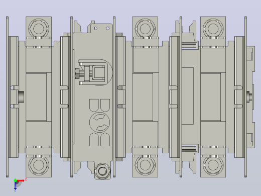 HH15-250_3QSA 3P隔离开关熔断器组三维模型202012俯视缩略图