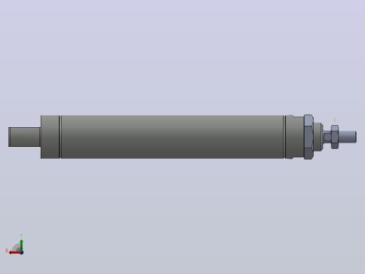 亚德客MBL32X150SCA气缸模型后视缩略图