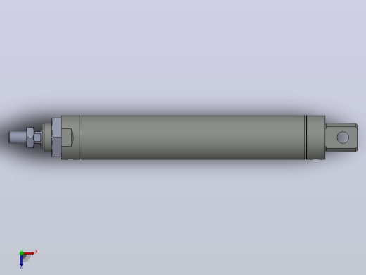 亚德客MBL32X150SCA气缸模型俯视缩略图