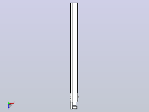 皮带直线轴半封闭可选导轨TPA-HNB-202D-140-L2200-ML-Y-P75-N3俯视缩略图