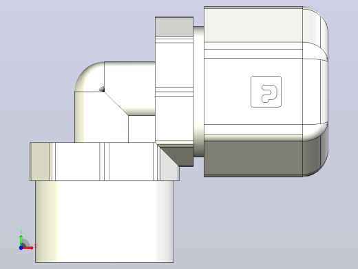 内螺纹弯头W4FE2前视缩略图