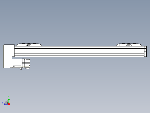滚珠丝杠线性轴TPA-GCRS-50-1205C-L150-MP-M10-N3右视缩略图