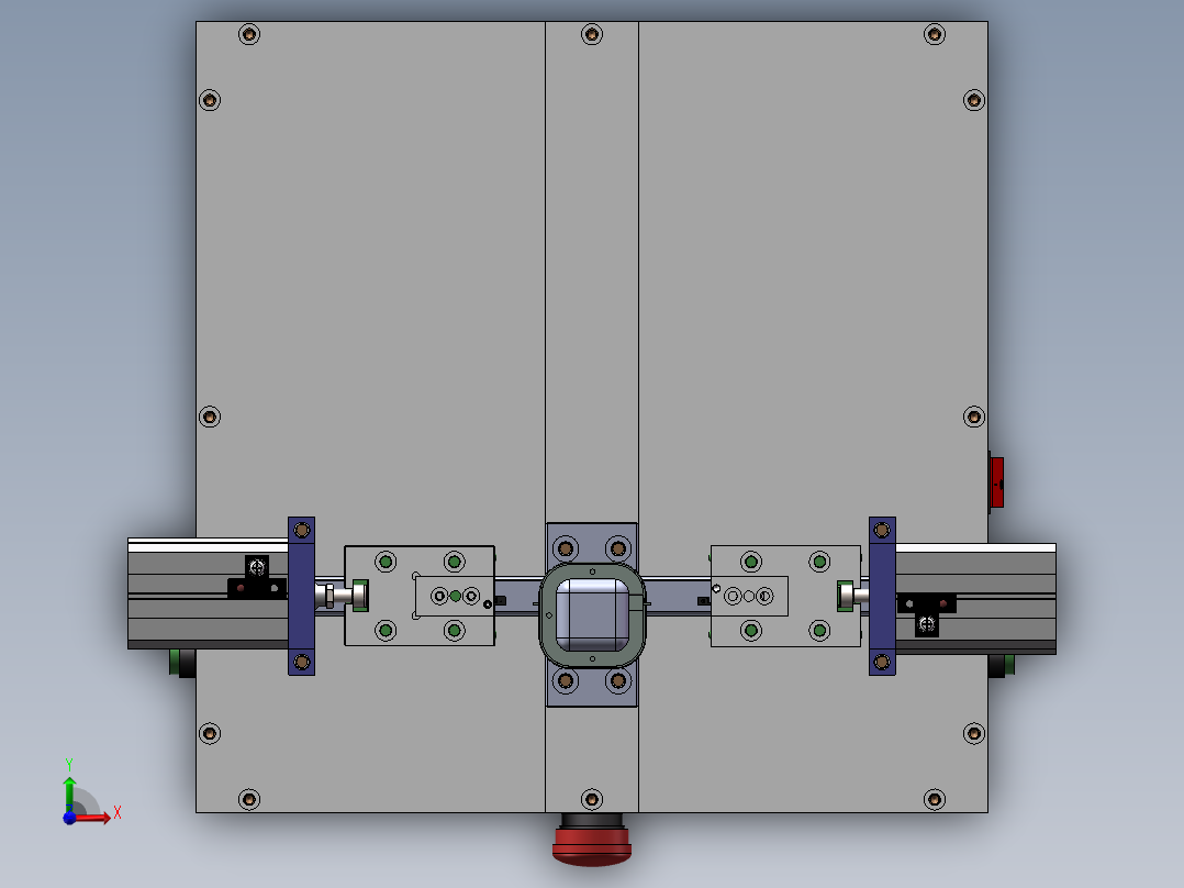 点火器线圈压合治具前视图