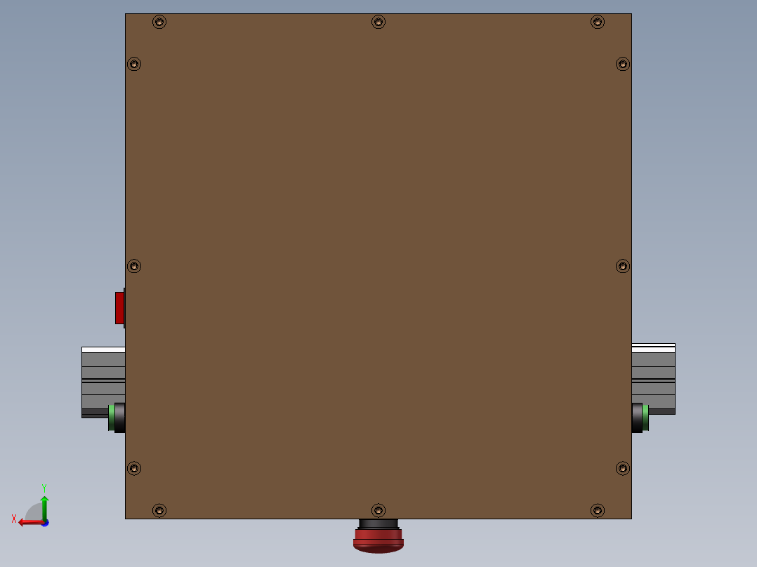 点火器线圈压合治具后视图