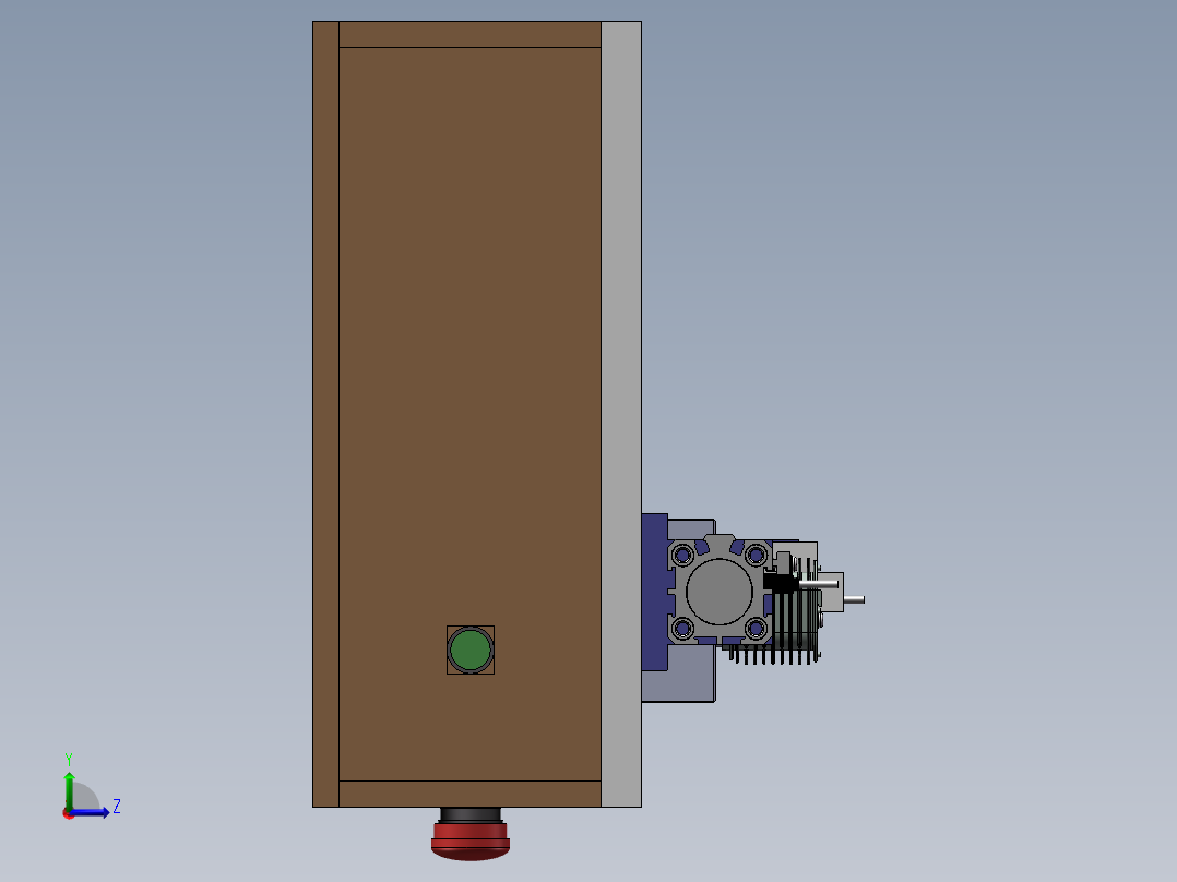 点火器线圈压合治具左视图