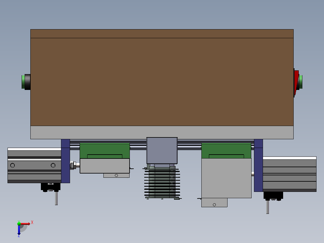 点火器线圈压合治具俯视图