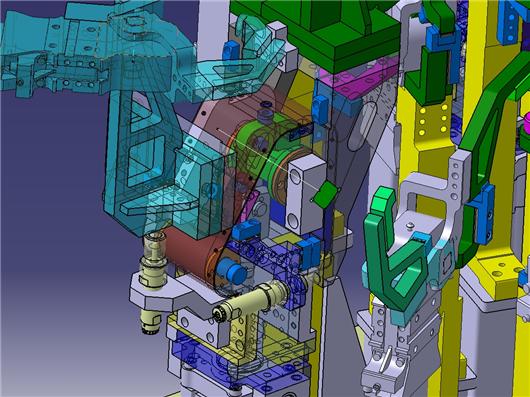 汽车仪表板横梁总成焊接夹具