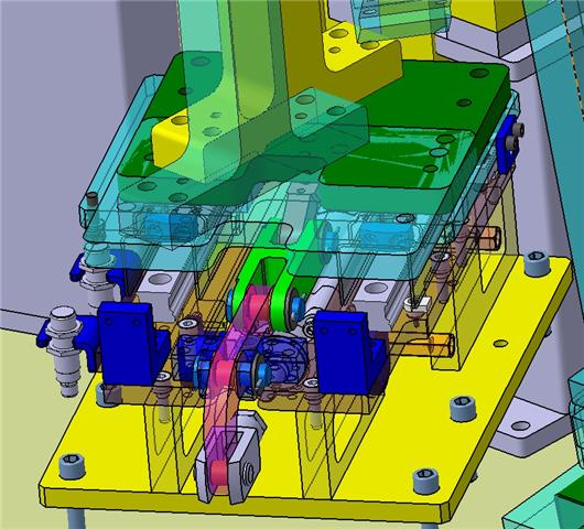 汽车仪表板横梁总成焊接夹具