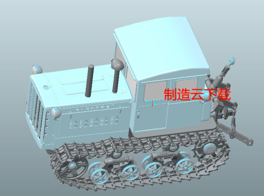 拖拉机设计图档3D模型缩略图