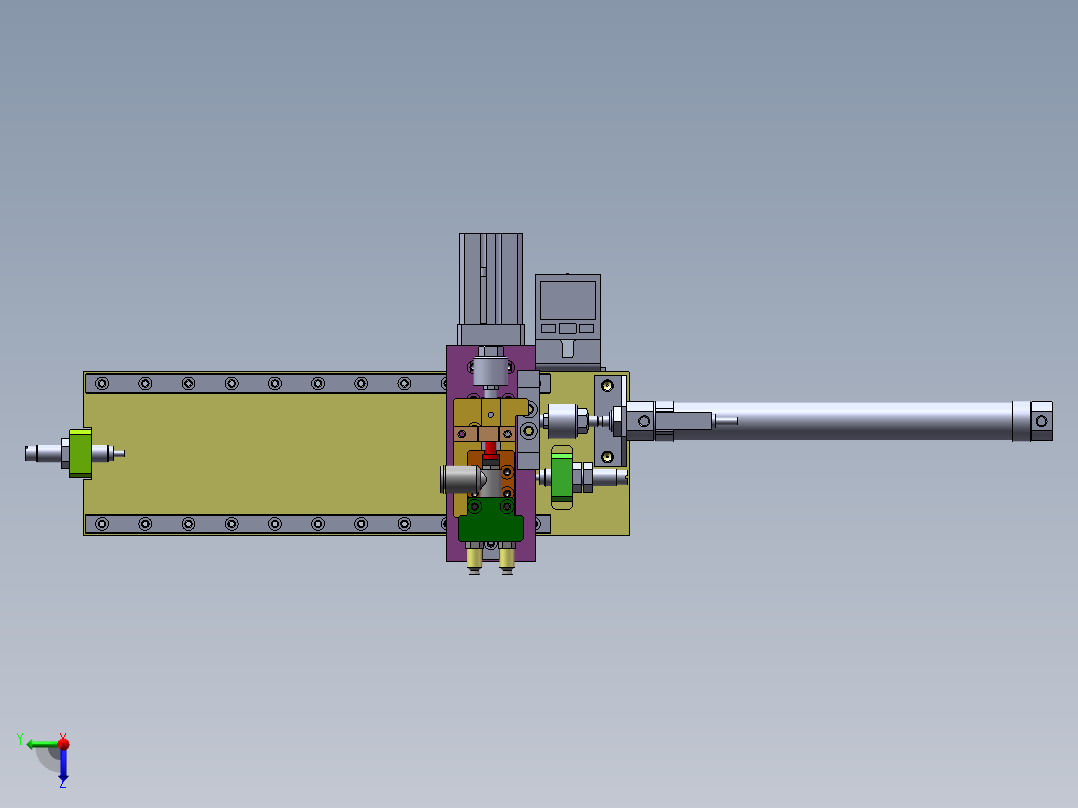 气缸二位上下搬运前视图
