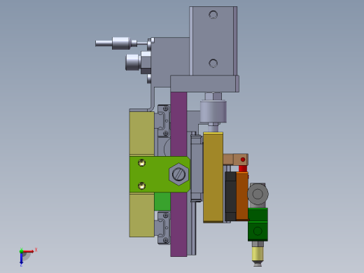 气缸二位上下搬运左视缩略图