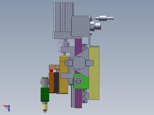 气缸二位上下搬运右视缩略图