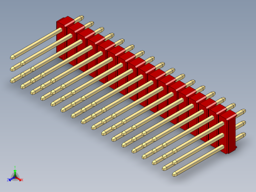 彩色公头100mil（2.54mm）系列-DS1021_red_3x17p_100mil_Type5_rev1.0