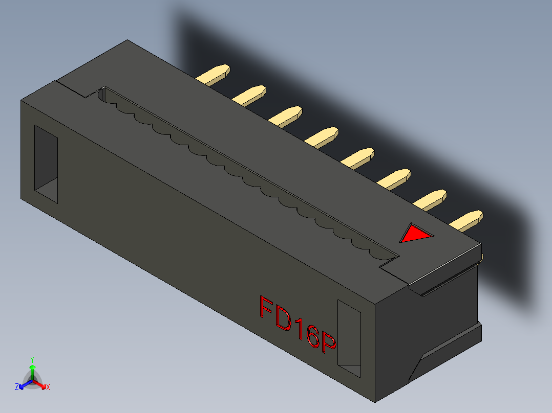 FDC-16 ( DS1018-2.54-16 )