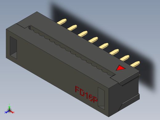 FDC-16 ( DS1018-2.54-16 )