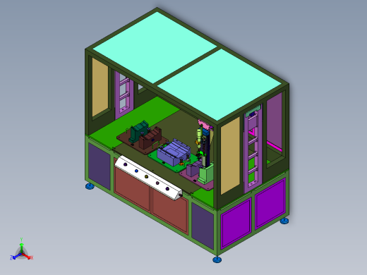大型产品三轴锁螺丝机