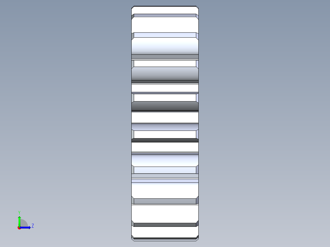 正齿轮-m0.8 20PA 20t Spur Gear左视图