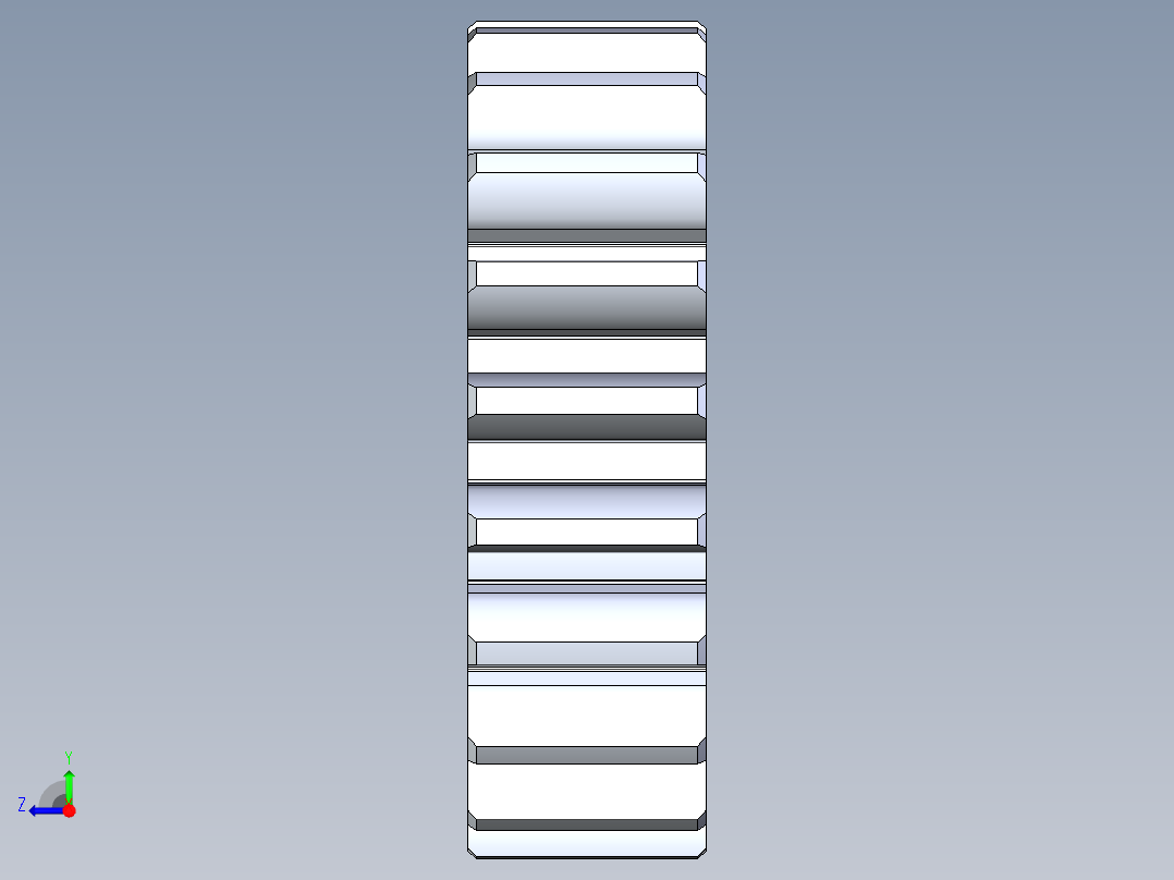 正齿轮-m0.8 20PA 20t Spur Gear右视图