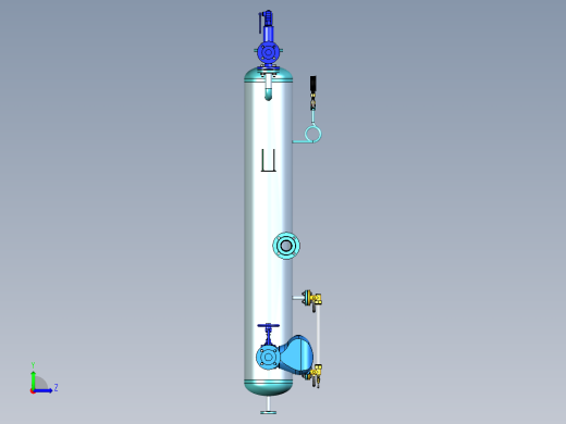 排污分离器左视缩略图